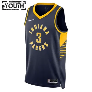 Maillot Enfant Indiana Pacers Chris Duarte 3 Icon Edition Navy Swingman