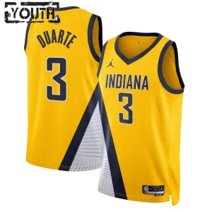 Maillot Enfant Indiana Pacers Chris Duarte 3 Statement Edition Navy Swingman