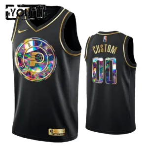 Maillot Enfant Indiana Pacers Diamond Edition Personnalisé Noir Swingman Maillot Enfant Indiana Pacers Diamond Edition Personnalisé Noir Swingman