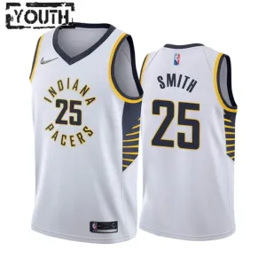 Maillot Enfant Indiana Pacers Jalen Smith 25 Association Edition Blanc Swingman Maillot Enfant Indiana Pacers Jalen Smith 25 Association Edition Blanc Swingman