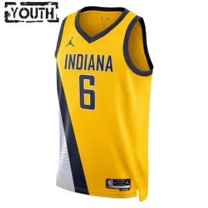 Maillot Enfant Indiana Pacers Lance Stephenson 6 Statement Edition Navy Swingman