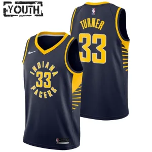 Maillot Enfant Indiana Pacers Myles Turner 33 Icon Edition Navy Swingman