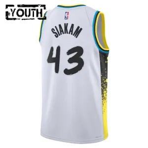 Maillot Enfant Indiana Pacers Pascal Siakam City Edition 2024-25 Blanc Swingman