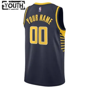 Maillot Enfant Indiana Pacers Personnalisé Icon Edition Navy Swingman