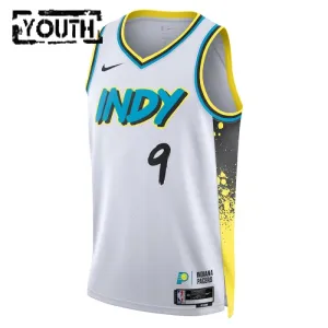 Maillot Enfant Indiana Pacers TJ McConnell City Edition 2024-25 Blanc Swingman