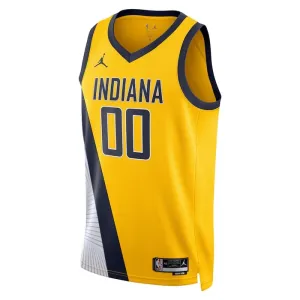 Maillot Homme Indiana Pacers Bennedict Mathurin 00 Statement Edition Navy Swingman