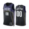 Maillot Homme Indiana Pacers Black Personnalisé City Edition 2022-23 Navy Swingman