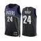 Maillot Homme Indiana Pacers Buddy Hield 24 Black City Edition 2022-23 Navy Swingman