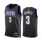 Maillot Homme Indiana Pacers Chris Duarte 3 Black City Edition 2022-23 Navy Swingman