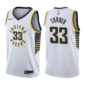 Maillot Homme Indiana Pacers Myles Turner 33 Association Edition Blanc Swingman Maillot Homme Indiana Pacers Myles Turner 33 Association Edition Blanc Swingman