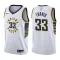 Maillot Homme Indiana Pacers Myles Turner 33 Association Edition Blanc Swingman