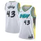 Maillot Homme Indiana Pacers Pascal Siakam City Edition 2024-25 Blanc Swingman