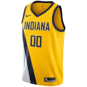 Maillot Homme Indiana Pacers Personnalisé Statement Edition Jaune Swingman