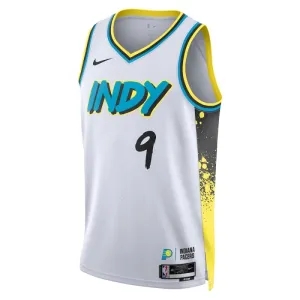 Maillot Homme Indiana Pacers TJ McConnell City Edition 2024-25 Blanc Swingman