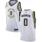 Maillot Homme Indiana Pacers Tyrese Haliburton 0 Association Edition Blanc Swingman