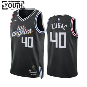 Maillot Enfant LA Clippers Ivica Zubac 40 City Edition 2022-23 Noir Swingman Maillot Enfant LA Clippers Ivica Zubac 40 City Edition 2022-23 Noir Swingman