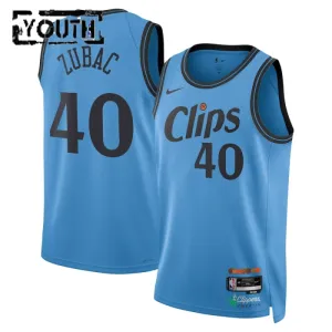 Maillot Enfant LA Clippers Ivica Zubac City Edition 2024-25 Bleu Swingman