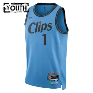 Maillot Enfant LA Clippers James Harden City Edition 2024-25 Bleu Swingman