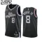 Maillot Enfant LA Clippers Marcus Morris SR 8 City Edition 2022-23 Noir Swingman