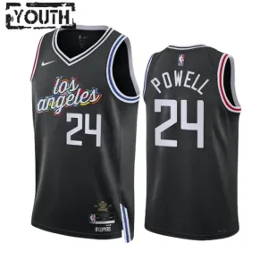 Maillot Enfant LA Clippers Norman Powell 24 City Edition 2022-23 Noir Swingman Maillot Enfant LA Clippers Norman Powell 24 City Edition 2022-23 Noir Swingman