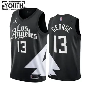 Maillot Enfant LA Clippers Paul George 13 Statement Edition Noir Swingman Maillot Enfant LA Clippers Paul George 13 Statement Edition Noir Swingman