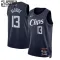 Maillot Enfant LA Clippers Paul George City Edition 2023-24 Navy Swingman