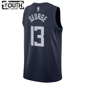 Maillot Enfant LA Clippers Paul George City Edition 2023-24 Navy Swingman