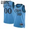 Maillot Enfant LA Clippers Personnalisé City Edition 2024-25 Bleu Swingman