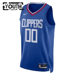 Maillot Enfant LA Clippers Personnalisé Icon Edition Bleu Swingman