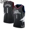 Maillot Enfant LA Clippers Reggie Jackson 1 Statement Edition Noir Swingman