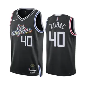 Maillot Homme LA Clippers Ivica Zubac 40 City Edition 2022-23 Noir Swingman Maillot Homme LA Clippers Ivica Zubac 40 City Edition 2022-23 Noir Swingman