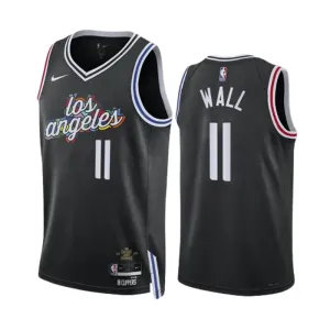 Maillot Homme LA Clippers John Wall 11 City Edition 2022-23 Noir Swingman Maillot Homme LA Clippers John Wall 11 City Edition 2022-23 Noir Swingman