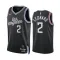 Maillot Homme LA Clippers Kawhi Leonard 2 City Edition 2022-23 Noir Swingman