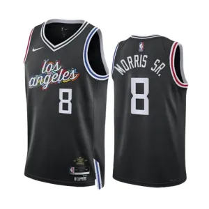 Maillot Homme LA Clippers Marcus Morris SR 8 City Edition 2022-23 Noir Swingman Maillot Homme LA Clippers Marcus Morris SR 8 City Edition 2022-23 Noir Swingman