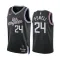 Maillot Homme LA Clippers Norman Powell 24 City Edition 2022-23 Noir Swingman