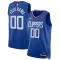 Maillot Homme LA Clippers Personnalisé Icon Edition Bleu Swingman