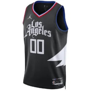 Maillot Homme LA Clippers Personnalisé Statement Edition Noir Swingman