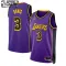 Maillot Enfant Los Angeles Lakers Anthony Davis 3 Statement Edition Violet Swingman