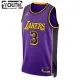 Maillot Enfant Los Angeles Lakers Anthony Davis 3 Statement Edition Violet Swingman
