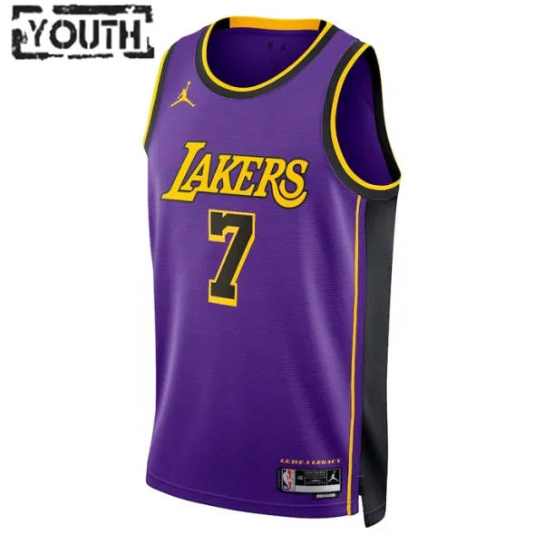 Maillot Enfant Los Angeles Lakers Carmelo Anthony 7 Statement Edition Violet Swingman