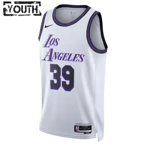 Maillot Enfant Los Angeles Lakers Dwight Howard 39 City Edition 2022-23 Blanc Swingman