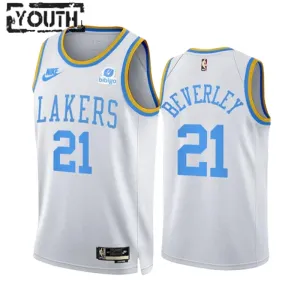 Maillot Enfant Los Angeles Lakers Patrick Beverley 21 Classic Edition 2022-23 Blanc Swingman Maillot Enfant Los Angeles Lakers Patrick Beverley 21 Classic Edition 2022-23 Blanc Swingman