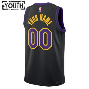 Maillot Enfant Los Angeles Lakers Personnalisé City Edition 2023-24 Swingman