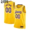 Maillot Enfant Los Angeles Lakers Personnalisé Icon Edition Jaune Swingman