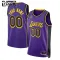 Maillot Enfant Los Angeles Lakers Personnalisé Statement Edition Bleu Swingman
