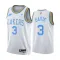 Maillot Homme Los Angeles Lakers Anthony Davis 3 Classic Edition 2022-23 Blanc Swingman