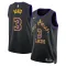 Maillot Homme Los Angeles Lakers Anthony Davis City Edition 2023-24 Noir Swingman
