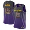 Maillot Homme Los Angeles Lakers Austin Reaves City Edition 2024-25 Violet Swingman