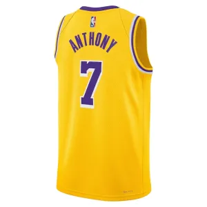 Maillot Homme Los Angeles Lakers Carmelo Anthony 7 Icon Edition Swingman