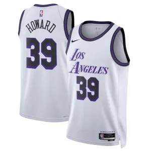 Maillot Homme Los Angeles Lakers Dwight Howard 39 City Edition 2022-23 Blanc Swingman